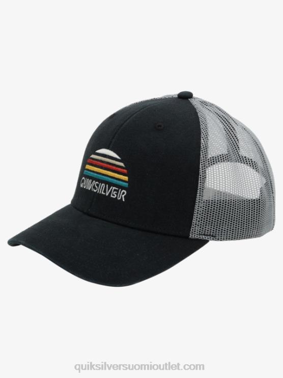 Quiksilver D6JJ1194 miehet musta stringer trucker hattu