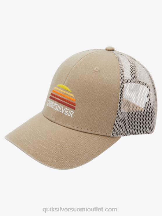 Quiksilver D6JJ1196 miehet tumma khaki stringer trucker hattu