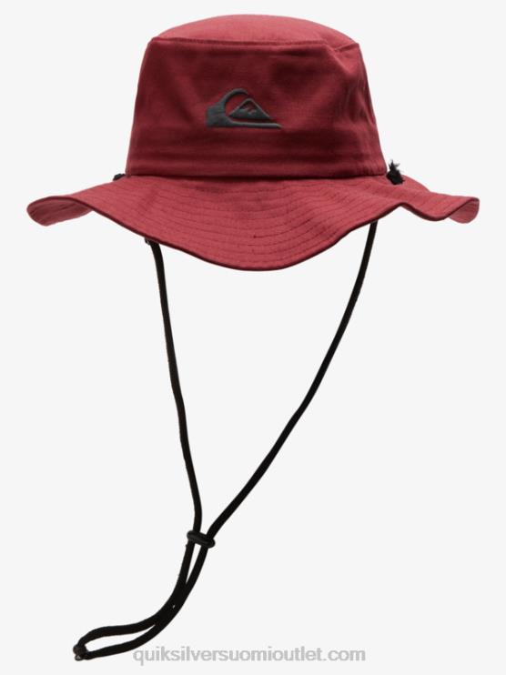 Quiksilver D6JJ125 miehet marsala bushmaster safari boonie hattu