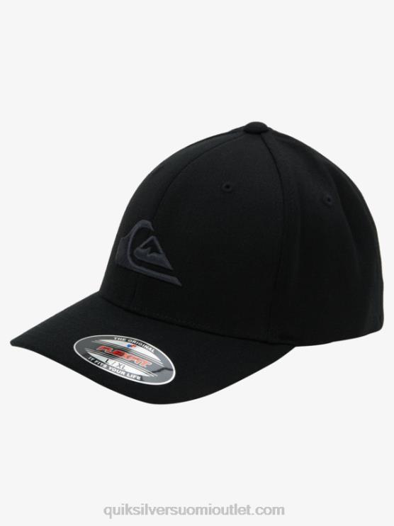 Quiksilver D6JJ1434 miehet musta mountain and wave flexfit hattu