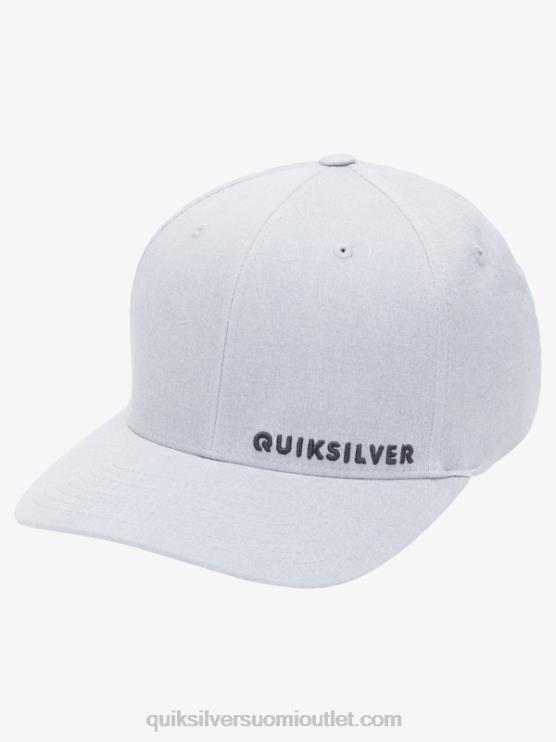Quiksilver D6JJ1653 miehet kanervanharmaa sidestay flexfit hattu