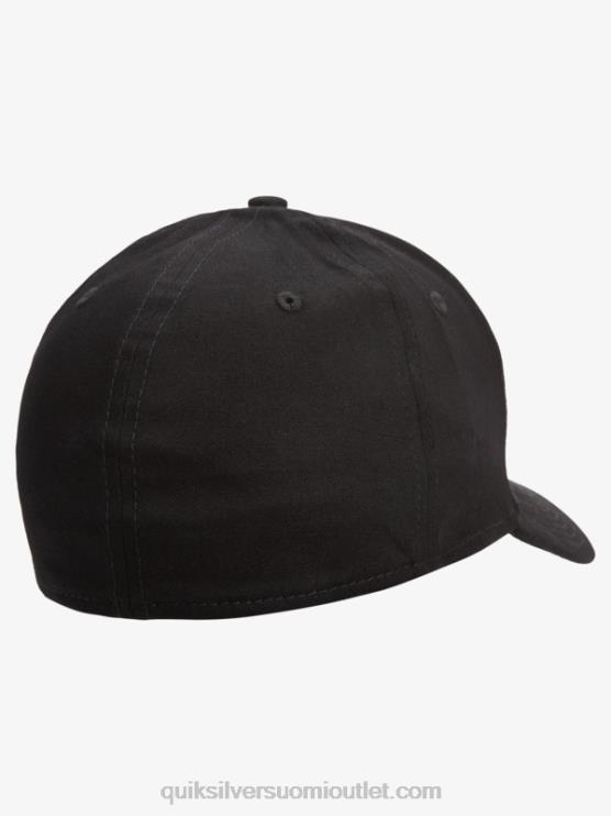 Quiksilver D6JJ1679 miehet musta valkoinen Vuoristo- ja aaltojoustava lippis