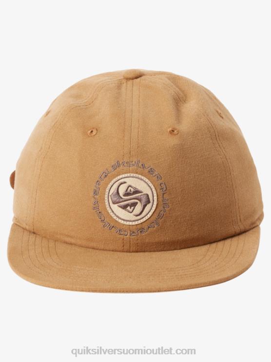Quiksilver D6JJ1688 miehet tyrnin ruskea arvo kickback canvas strapback hattu