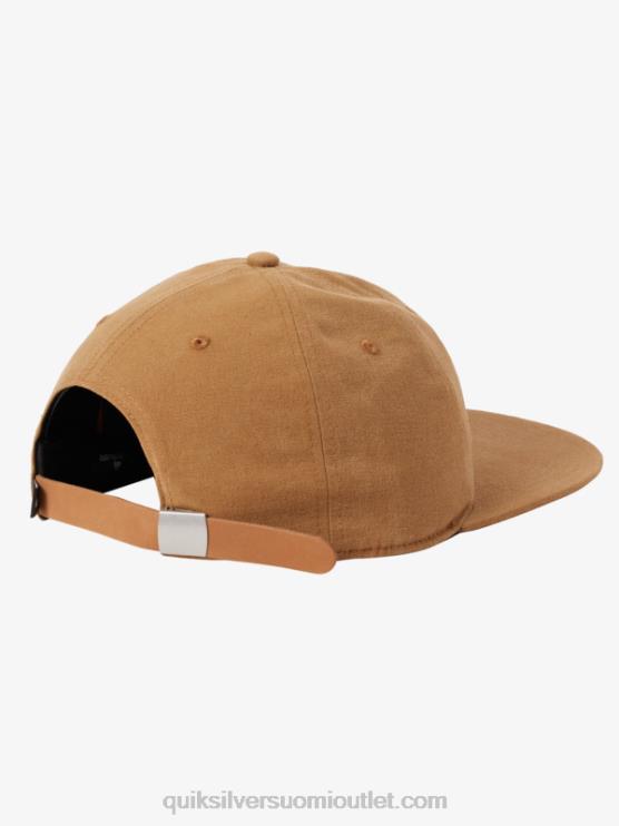 Quiksilver D6JJ1688 miehet tyrnin ruskea arvo kickback canvas strapback hattu