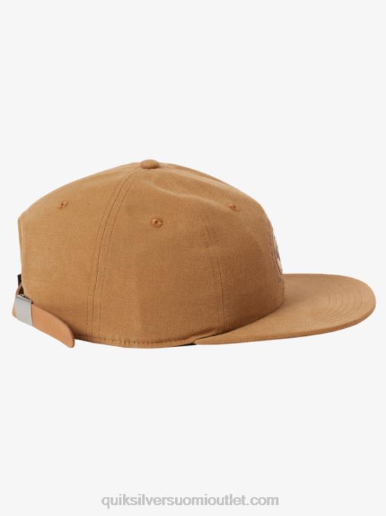 Quiksilver D6JJ1688 miehet tyrnin ruskea arvo kickback canvas strapback hattu