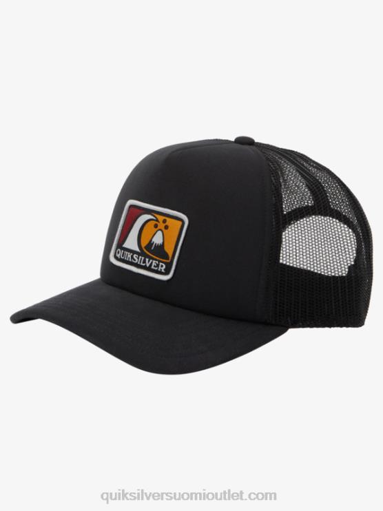 Quiksilver D6JJ1724 miehet musta tuulen estämä snapback-hattu