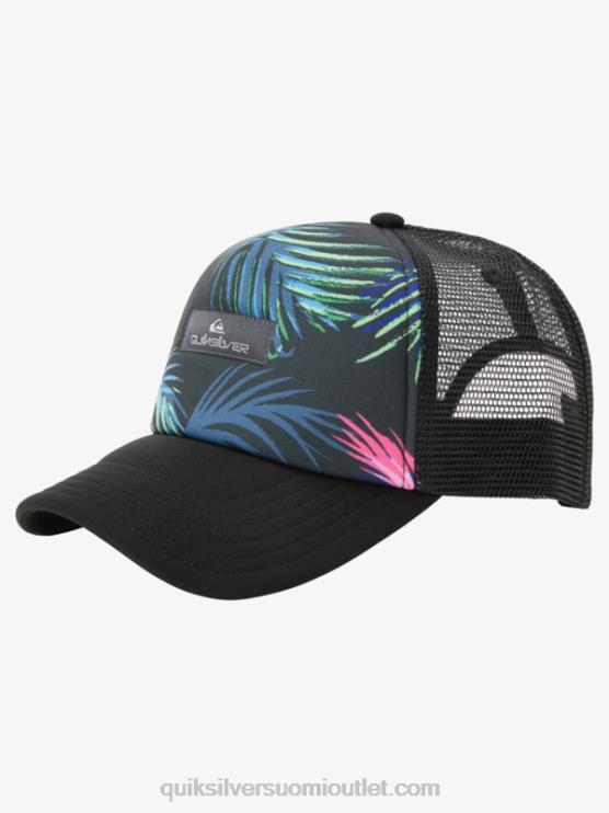 Quiksilver D6JJ562 miehet musta harakka coop kuorma-auton hattu