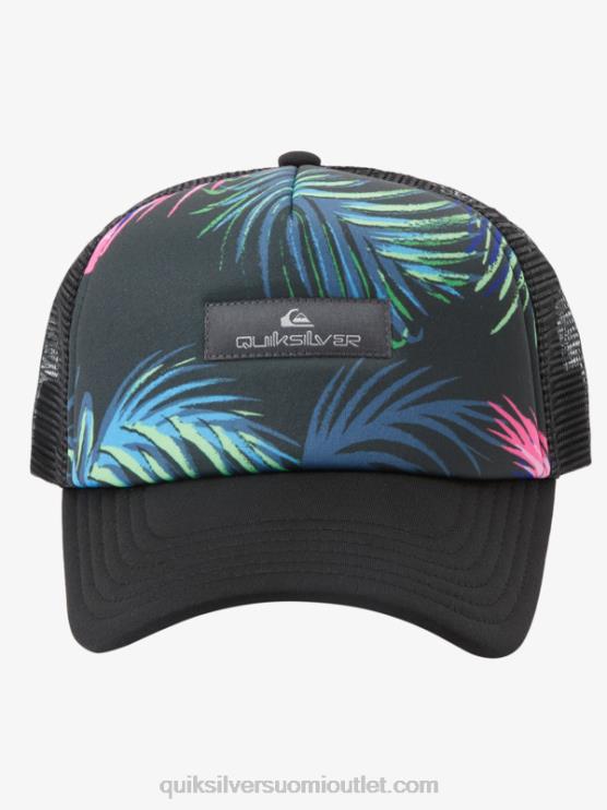 Quiksilver D6JJ562 miehet musta harakka coop kuorma-auton hattu