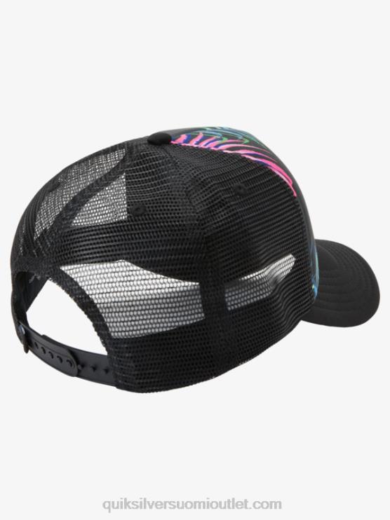 Quiksilver D6JJ562 miehet musta harakka coop kuorma-auton hattu