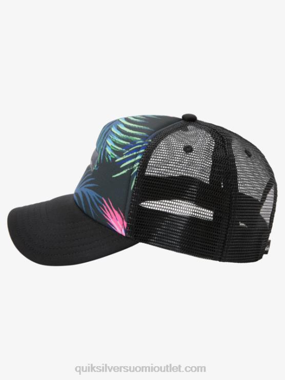 Quiksilver D6JJ562 miehet musta harakka coop kuorma-auton hattu