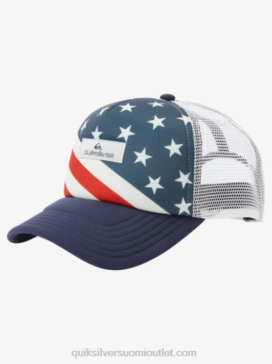 Quiksilver D6JJ563 miehet keskiyön laivasto harakka coop kuorma-auton hattu