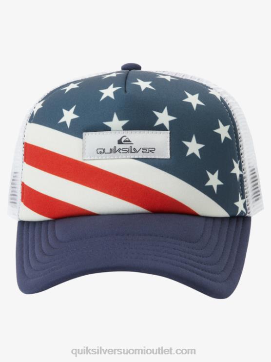 Quiksilver D6JJ563 miehet keskiyön laivasto harakka coop kuorma-auton hattu