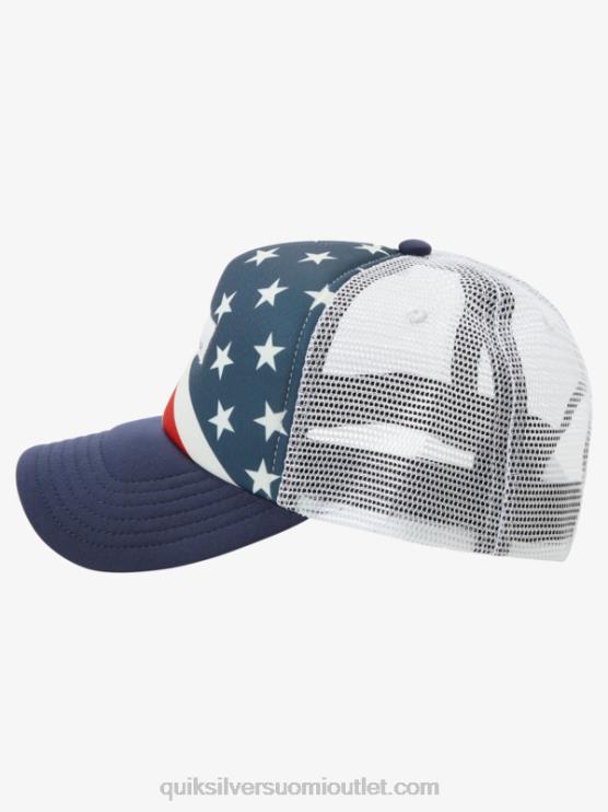 Quiksilver D6JJ563 miehet keskiyön laivasto harakka coop kuorma-auton hattu