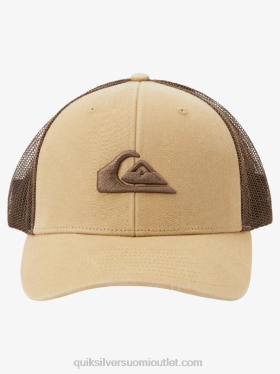 Quiksilver D6JJ600 miehet taos taupe grounder kuorma-auton hattu