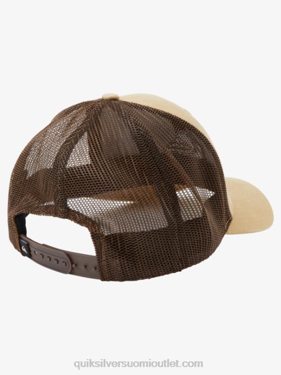 Quiksilver D6JJ600 miehet taos taupe grounder kuorma-auton hattu
