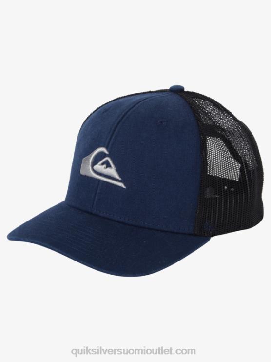 Quiksilver D6JJ601 miehet keskiyön laivasto grounder kuorma-auton hattu