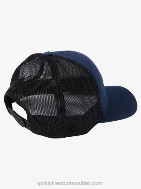 Quiksilver D6JJ601 miehet keskiyön laivasto grounder kuorma-auton hattu