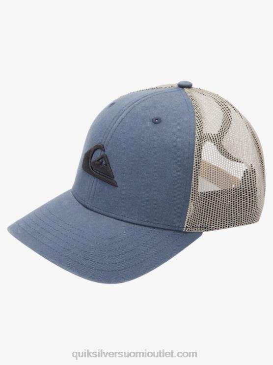 Quiksilver D6JJ602 miehet tumma liuskekivi grounder kuorma-auton hattu