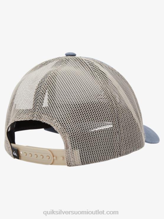 Quiksilver D6JJ602 miehet tumma liuskekivi grounder kuorma-auton hattu