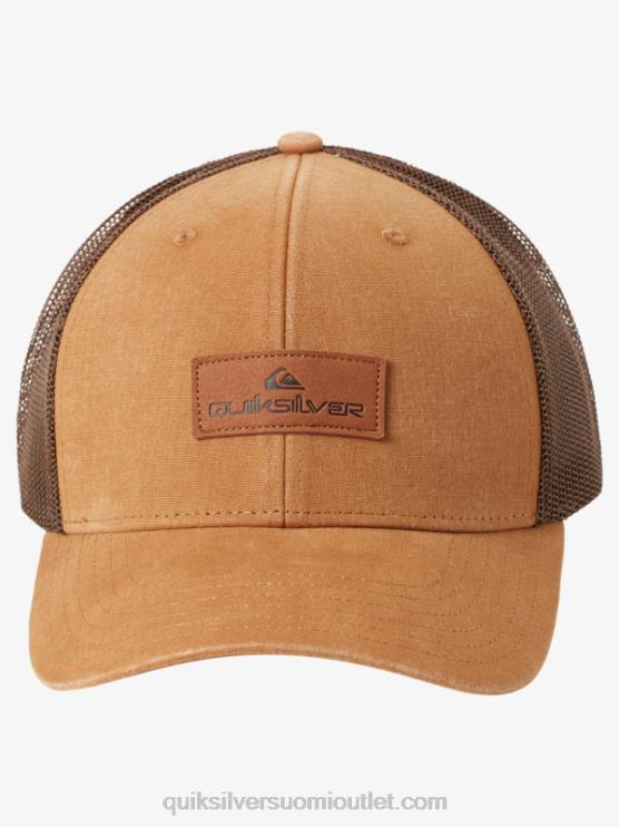 Quiksilver D6JJ664 miehet tyrnin ruskea kuorma-auton hattu alas