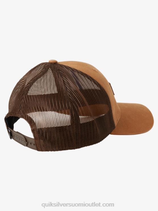 Quiksilver D6JJ664 miehet tyrnin ruskea kuorma-auton hattu alas