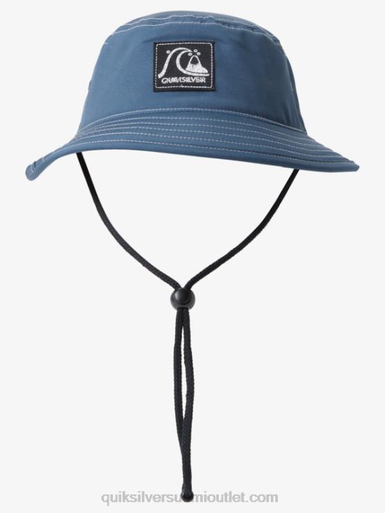 Quiksilver D6JJ931 miehet tumma liuskekivi alkuperäinen boone aurinkohattu