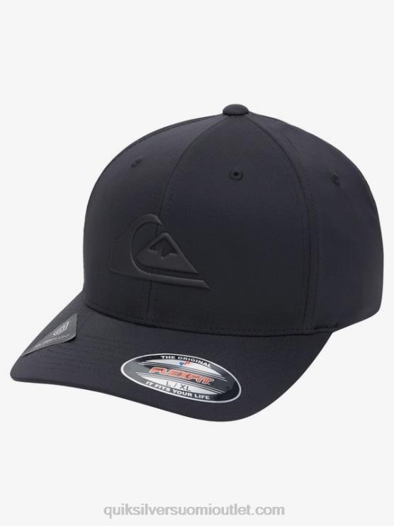 Quiksilver D6JJ943 miehet oikea musta amped up flexifit hattu