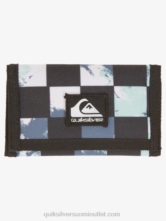 Quiksilver D6JJ737 miehet bering sea check solmioväri 233 joka päivä painettu kolminkertainen lompakko