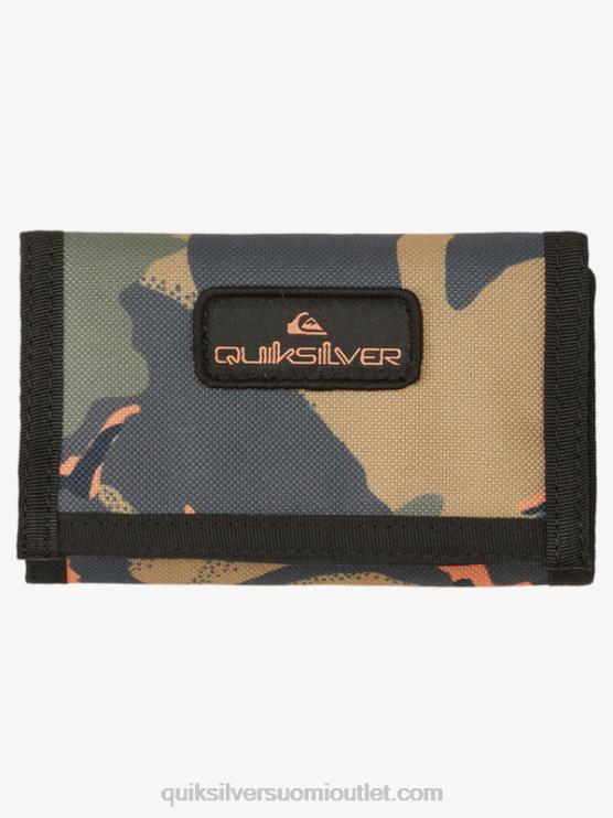 Quiksilver D6JJ740 miehet camo - plage joka päivä painettu kolminkertainen lompakko