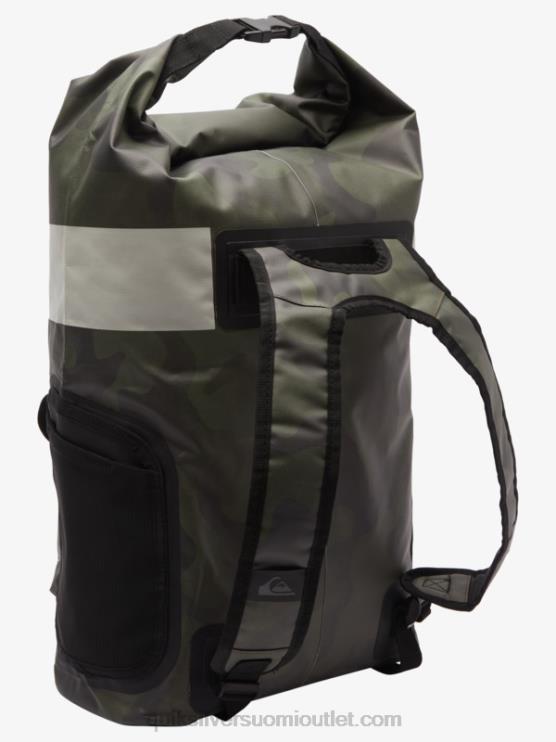 Quiksilver D6JJ861 miehet musta naamiointi sea ​​stash 20l keskikokoinen surffausreppu