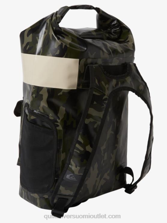 Quiksilver D6JJ861 miehet musta naamiointi sea ​​stash 20l keskikokoinen surffausreppu