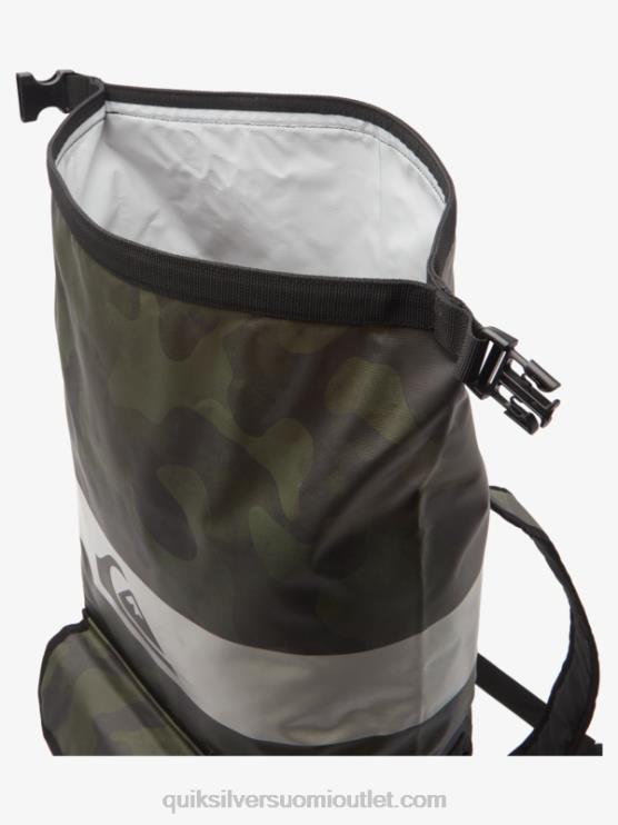 Quiksilver D6JJ861 miehet musta naamiointi sea ​​stash 20l keskikokoinen surffausreppu