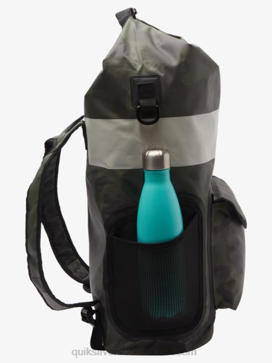 Quiksilver D6JJ861 miehet musta naamiointi sea ​​stash 20l keskikokoinen surffausreppu