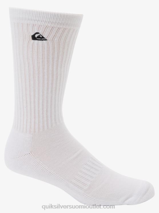 Quiksilver D6JJ1058 miehet valkoinen 2 kpl kiinteät crew-sukat