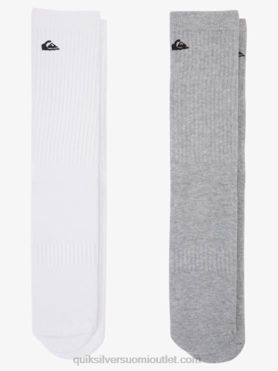 Quiksilver D6JJ1058 miehet valkoinen 2 kpl kiinteät crew-sukat