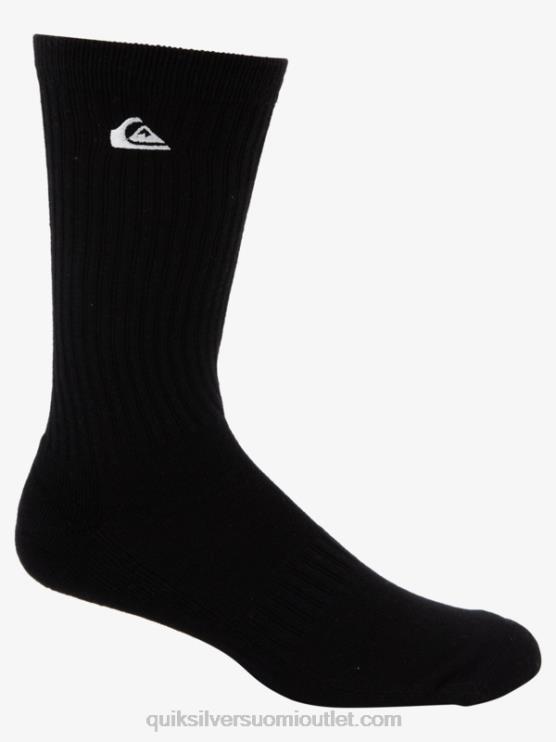 Quiksilver D6JJ1059 miehet musta 2 kpl kiinteät crew-sukat