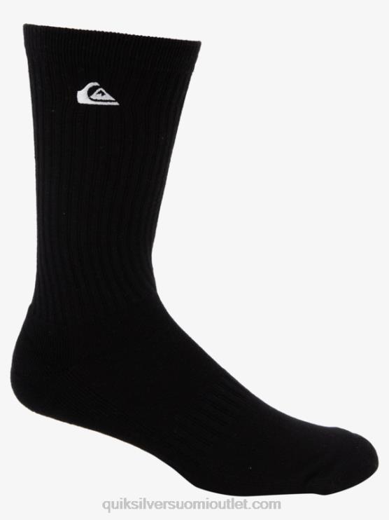 Quiksilver D6JJ1059 miehet musta 2 kpl kiinteät crew-sukat