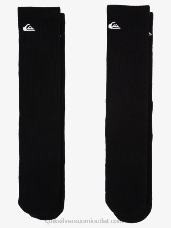 Quiksilver D6JJ1059 miehet musta 2 kpl kiinteät crew-sukat