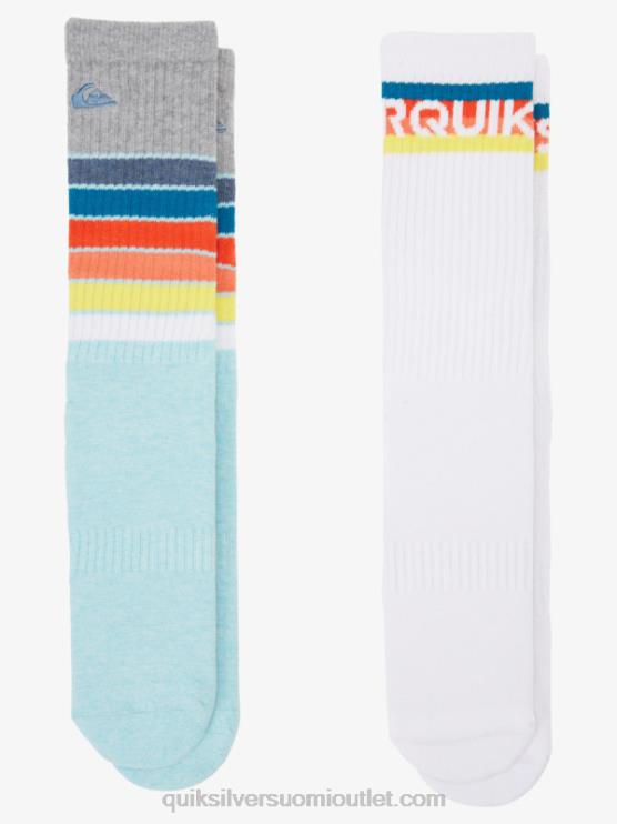 Quiksilver D6JJ1092 miehet vaaleansininen 2 kpl päivittäisiä swell-sukat