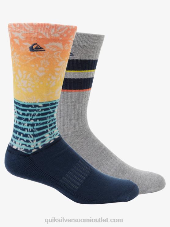 Quiksilver D6JJ1142 miehet laivasto 2 kpl jacquard-sukat