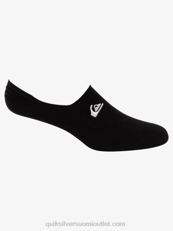 Quiksilver D6JJ777 miehet musta 3 kpl no show liner -sukkia