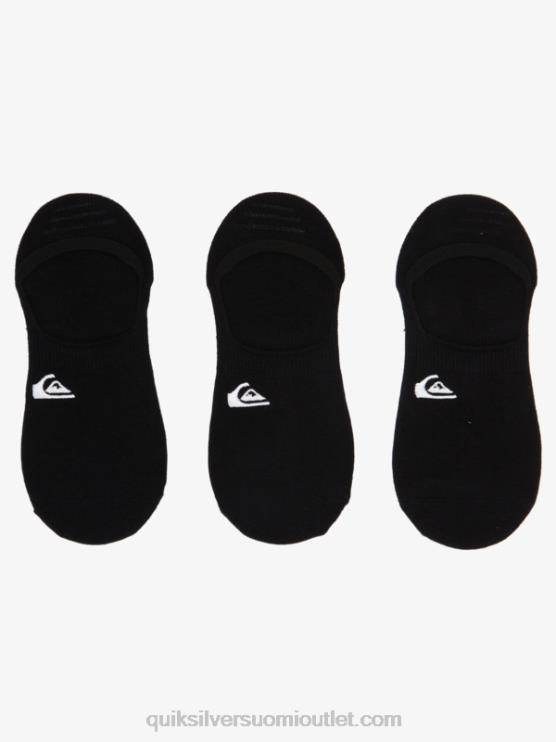 Quiksilver D6JJ777 miehet musta 3 kpl no show liner -sukkia