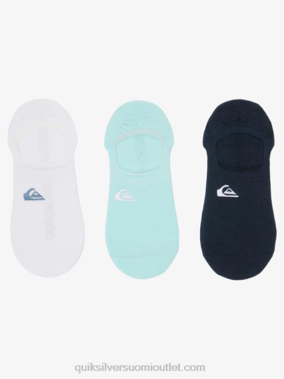 Quiksilver D6JJ778 miehet sininen valo/laivasto bleiseri 3 kpl no show liner -sukkia