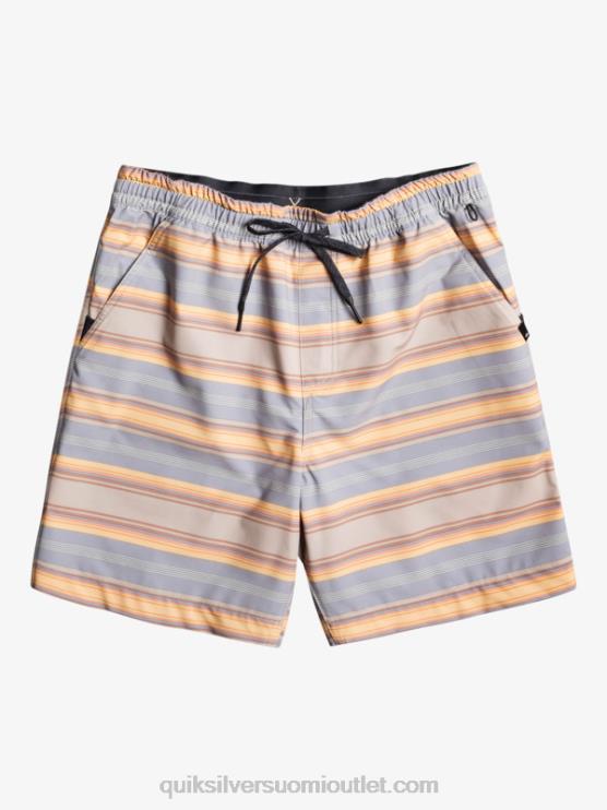 Quiksilver D6JJ104 miehet plaza taupe surf päivän raita taxer print 18 amphibian boardshortsit