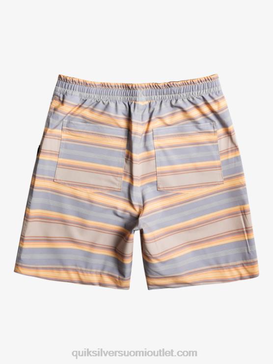 Quiksilver D6JJ104 miehet plaza taupe surf päivän raita taxer print 18 amphibian boardshortsit