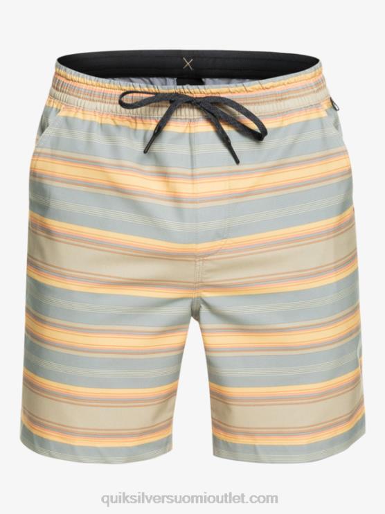 Quiksilver D6JJ104 miehet plaza taupe surf päivän raita taxer print 18 amphibian boardshortsit