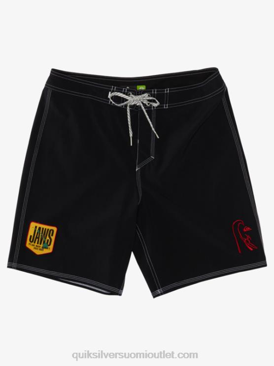 Quiksilver D6JJ1126 miehet musta surfsilk jaws 19 boardshortsit