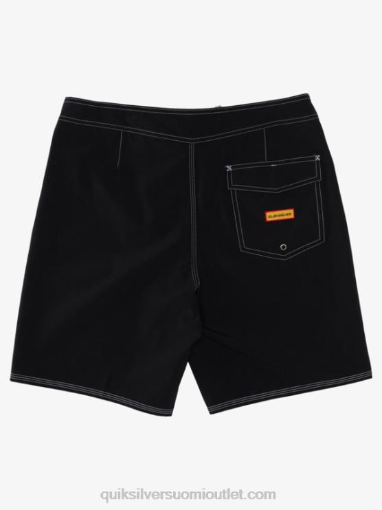 Quiksilver D6JJ1126 miehet musta surfsilk jaws 19 boardshortsit