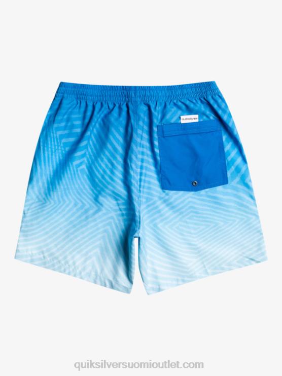 Quiksilver D6JJ1178 miehet snorkkelin sininen jokapäiväinen vääntynyt logo 17 volleya