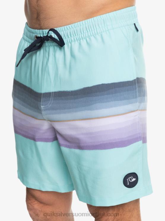 Quiksilver D6JJ1268 miehet enkelin sininen hartsisävy kpl 17 volleya